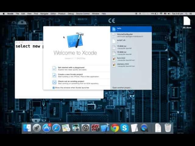 How to Create C program in MAC or Xcode.