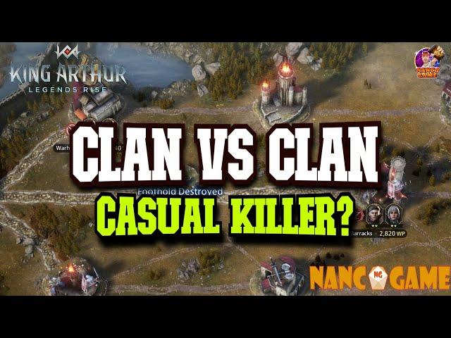 ️ES EL CLAN VS CLAN UN PROBLEMA?? KING ARTHUR LEGENDS RISE️