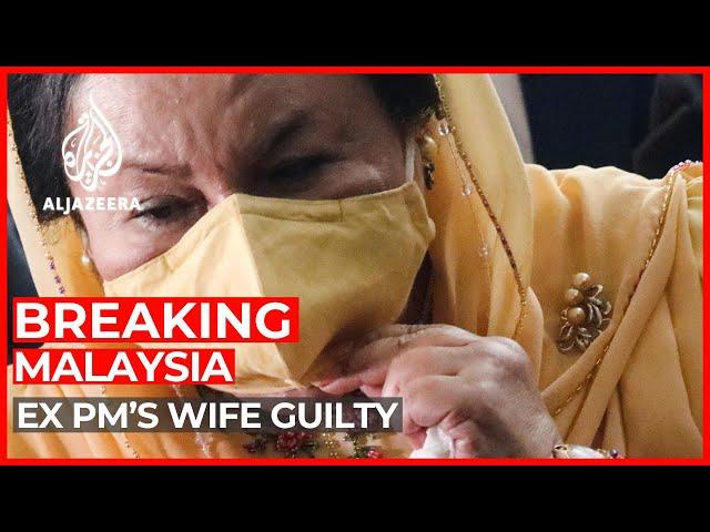 Najib’s wife, Rosmah Mansor, convicted of bribery in Malaysia