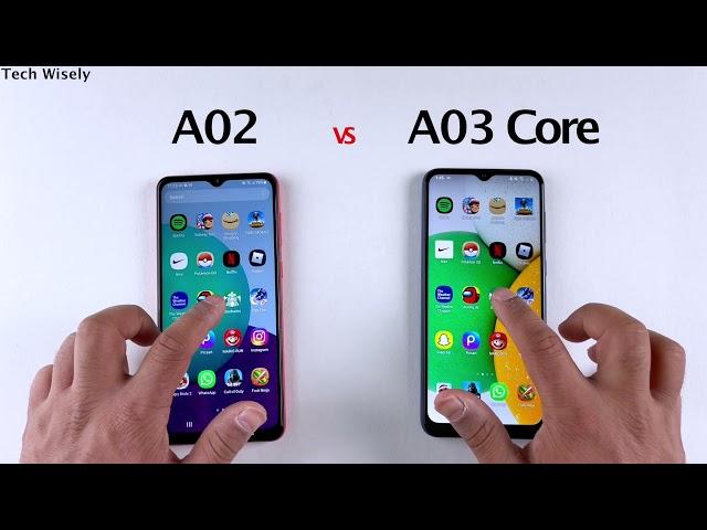 SAMSUNG A02 vs A03 Core SPEED TEST