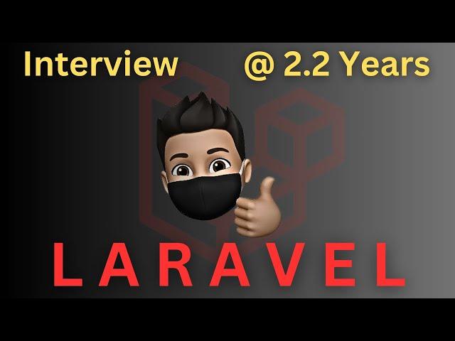 PHP / Laravel Interview | 2.2 Years| Backend Developer #interviewguide #laravel #liveinterview