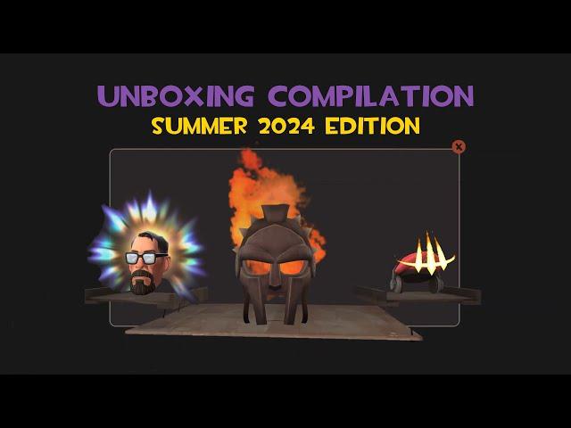 TF2: Unusual unboxing Compilation: Summer 2024 Case Edition