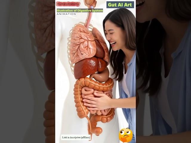 Digestive System Animation | Gut AI Art | 236