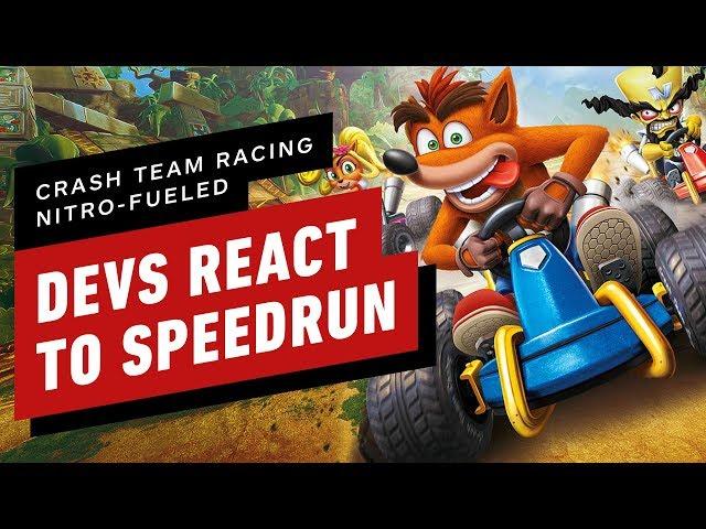 Crash Team Racing Nitro-Fueled Developers React to 47 Minute Speedrun