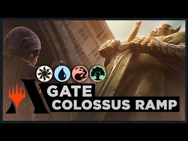 Gate Colossus Ink Ramp | Ravnica Allegiance Standard Deck (MTG Arena)