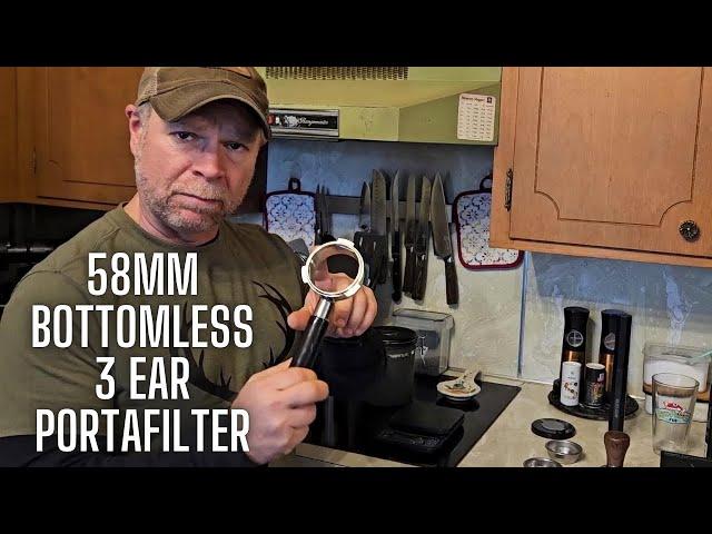 58mm Bottomless Portafilter Compatible with Calphalon Temp IQ