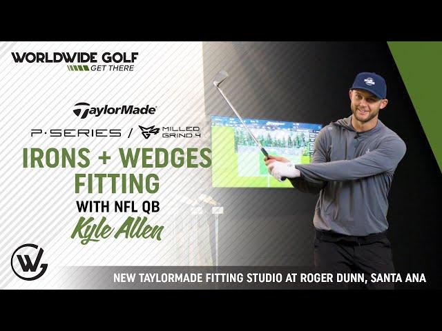 NFL QB Kyle Allen's Exclusive TaylorMade Irons & Wedge Fitting Experience | Club Fitting