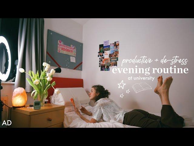 My University Night Routine 2022 (productive & de-stress) 