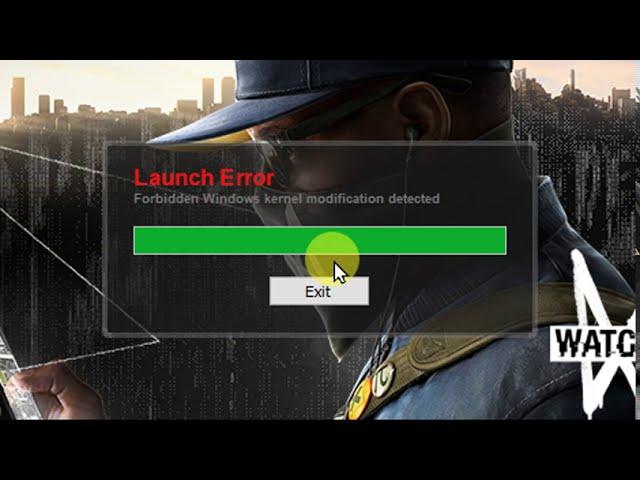 Launch Error Forbidden Windows Kernel Modification detected, Works on 2020
