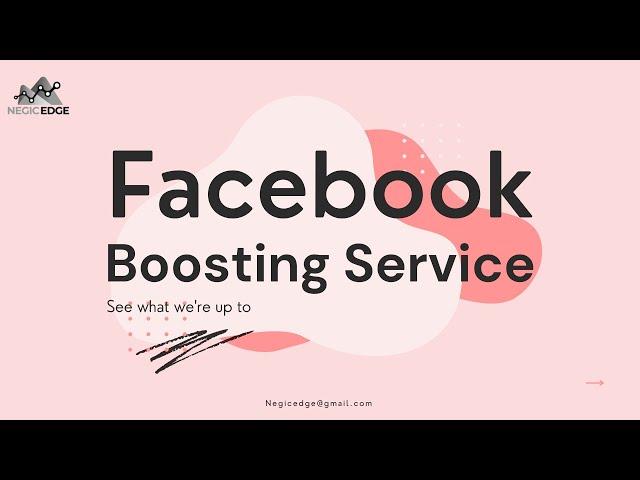 Facebook Boosting Service : Negic Edge : Technegic : 4K