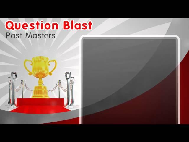 Question Blast Past Masters Memorial Video Wall