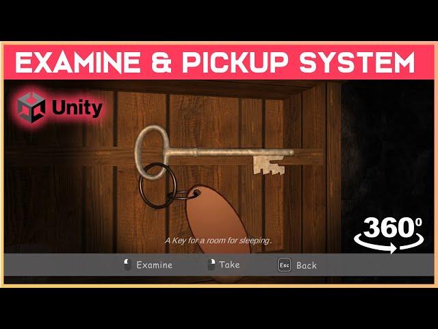 The Most Easiest & Advanced Examining Pickup System with Script | Unity tutorial for beginners 2022.