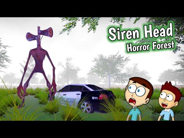 Siren Head Horror Forest Escape | Shiva and Kanzo Gameplay