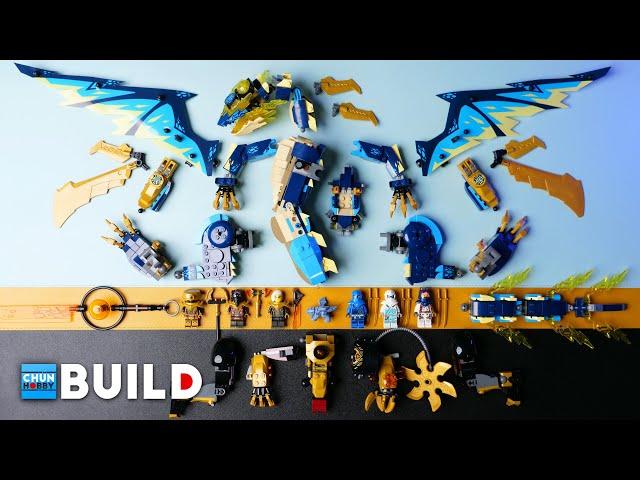 LEGO Speed Build! NINJAGO 71796 Elemental Dragon vs. The Empress Mech | Beat Build | ASMR