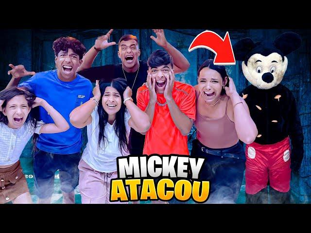 MICKEY NOS ATACOU E FICAMOS COM MUITO MEDO!* Conseguimos nos livrar dele?