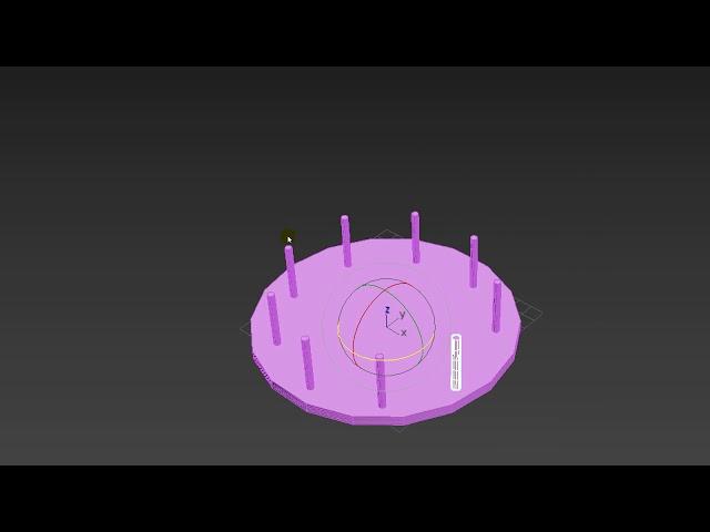 4_Создание копий объектов с помощью массивов в 3ds Max
