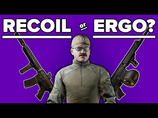 Ergonomics, Recoil, and Weapon Modding || Escape from Tarkov Science