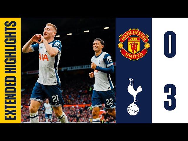 Spurs run riot in Manchester // Man United 0-3 Tottenham Hotspur // EXTENDED EPL HIGHLIGHTS