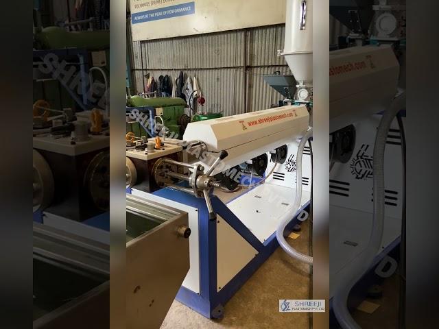 75 mm PP HDPE MONOFILAMENT EXTRUSION LINE WITH 144 SPINDLE ONLINE COPS WINDER