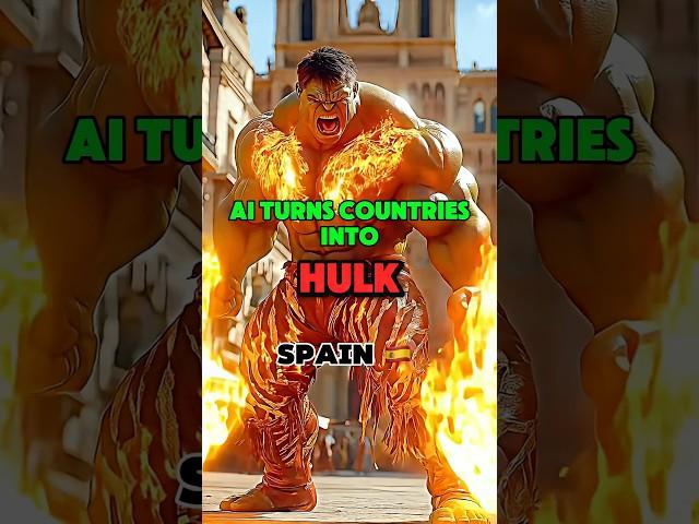 AI Turns Countries Into Hulk  #countries #midjourney #midjourneyai #midjourneyart #aifusion #hulk