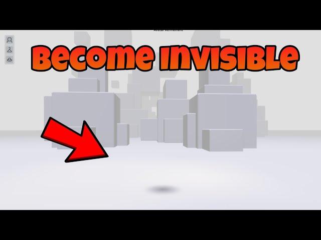 How to become INVISIBLE on Roblox  *EASY & CHEAP*