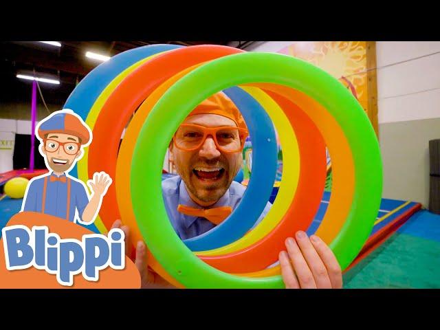 Blippi Learns Tricks at the Circus Center! | Educational Videos For Kids