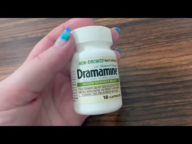 Dramamine Non Drowsy Naturals for Motion Sickness Relief