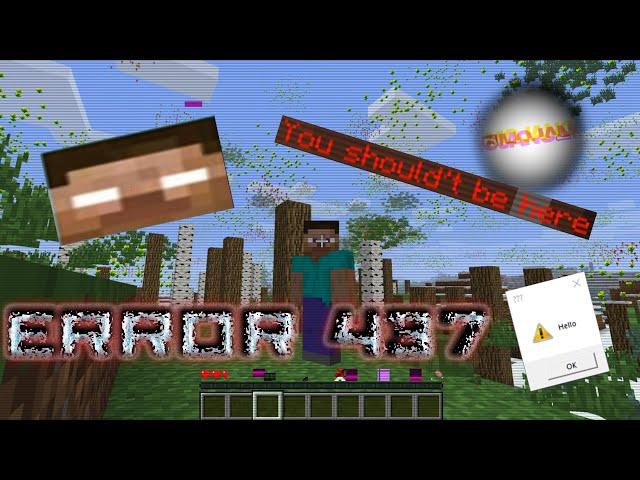 Minecraft error 437 (версия 03), игра не дает спокойно выжить и дня..