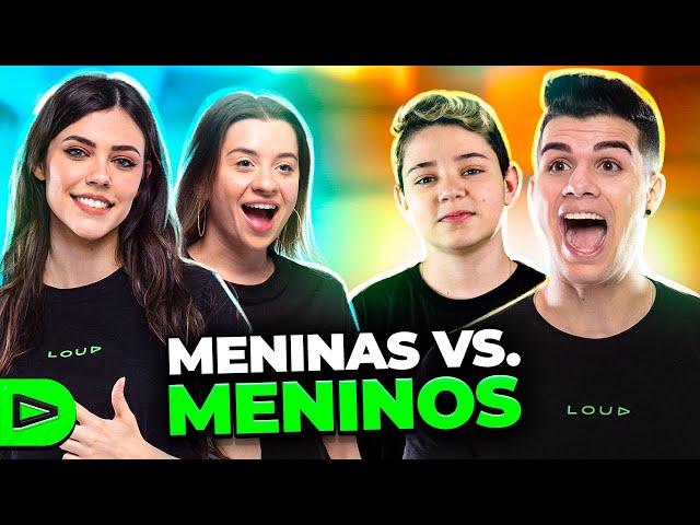 QUEM GANHOU?! 2V2 MENINAS VS MENINOS DA LOUD!! FREE FIRE