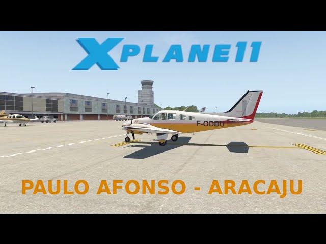 X-Plane 11 | Baron 58 | Paulo Afonso (SBUF) - Aracaju (SBAR) | ATC | IFR | Leg