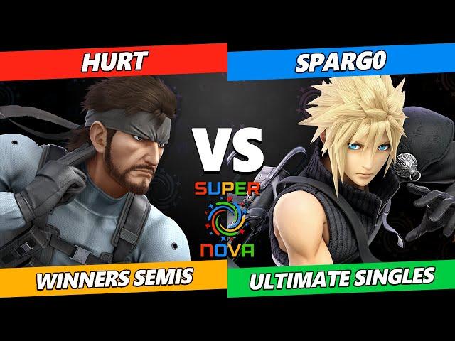 Supernova 2024 TOP 8 - Hurt (Snake) Vs. Spargo (Cloud) Smash Ultimate Tournament