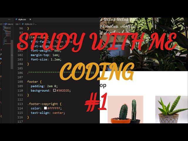 Coding #1 - Study with me