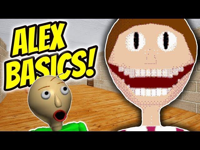 BALDI HAS A CRAZY BROTHER! | Alex Basics In Biology And Zoology Gameplay