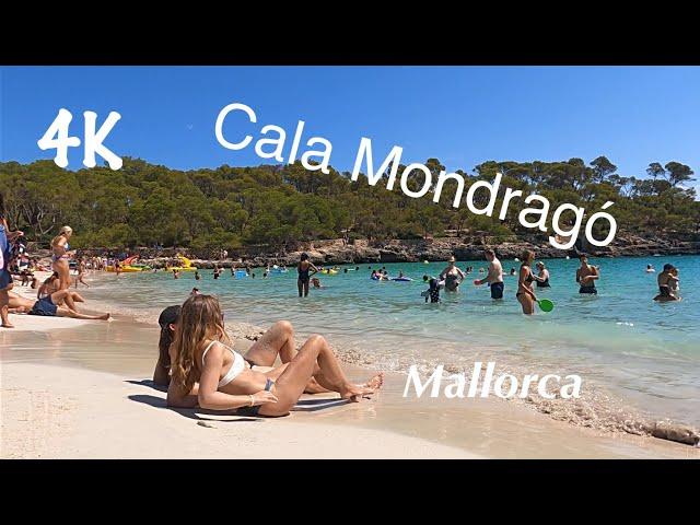 4K60Cala Mondragó Mallorca(Majorca )Spain ‍️Beach walk 2021, August, 3129°C