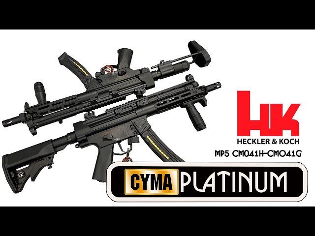 Страйкбольный автомат MP5 CYMA PLATINUM CM041H и CM041G.Обзор.Разборка.