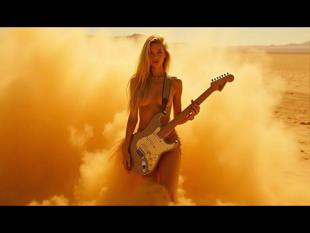 Hard Rock Music desert fire | AI Short Cinematic Clip | Burning Metal (Official Music Video)