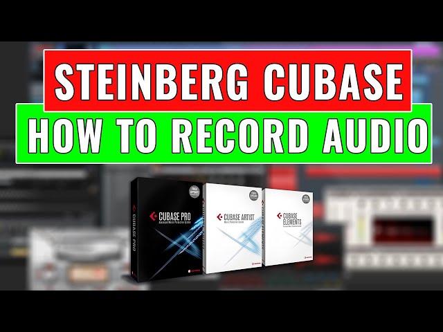 Steinberg #Cubase: How to Record Audio in Steinberg Cubase - OBEDIA Cubase Training