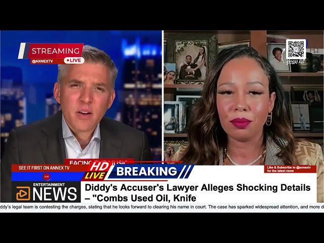 Breaking News: Diddy's Accuser's Lawyer Alleges Shocking Details – "Combs Used Oil, Knife