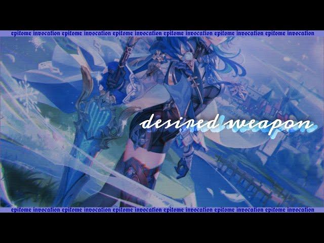 manifest desired weapons & more | [genshin, not irl!] asmr au.  listen once