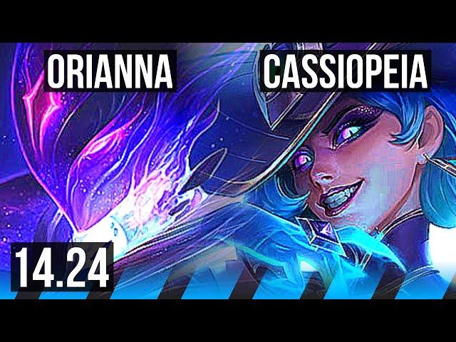 ORIANNA vs CASSIOPEIA (MID) | NA Master | 14.24