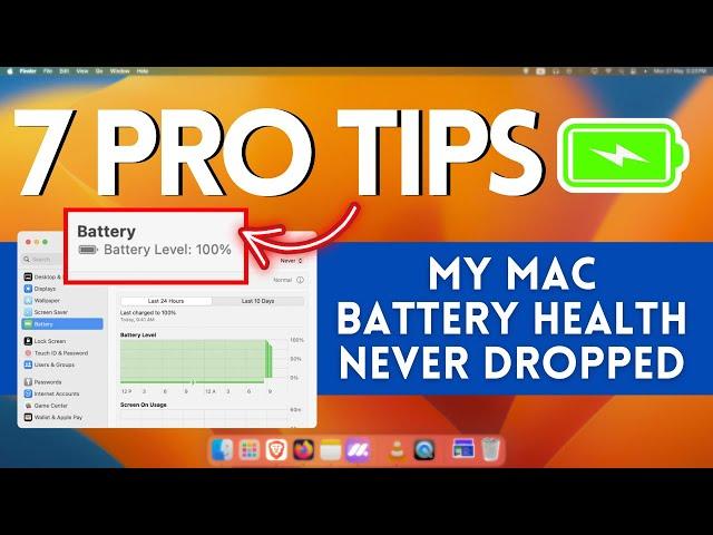 7 Tips to Keep Your Mac Battery Health 100% - How to Save Mac Battery Life? Tips & Tricks