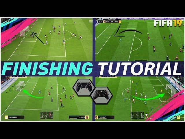 FIFA 19 FINISHING TUTORIAL - SECRET SHOOTING TRICKS TO SCORE GOALS EVERYTIME - COMPLETE TUTORIAL