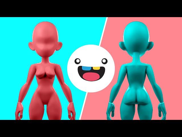 How I Made this 3D Character Base Mesh in 5 Minutes