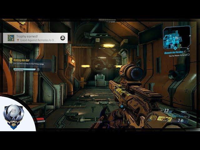Borderlands 3 Perfect Score at the Firing Range - GOOD AGAINST REMOTES IS ONE THING Trophy Guide