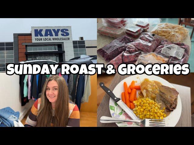 Mom invited everyone over for a Sunday roast & small grocery haul