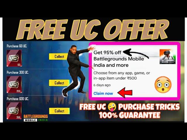 OMG BGMI 325 UC ONLY *80 | BGMI 95%PLAY STORE OFFER | HOW TO GET 95% PLAY STORE OFFER IN BGMI