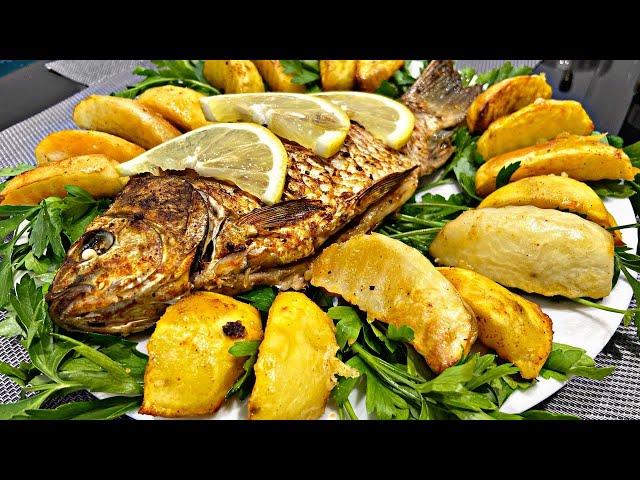Карась в духовке