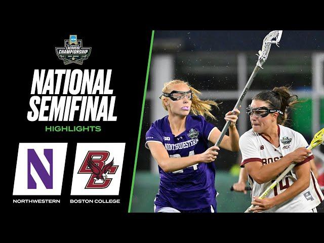 Northwestern vs. Boston College: 2025 NCAA women's lacrosse semifinal highlights