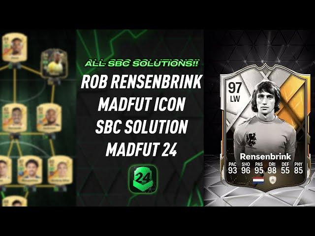 ROB RESENBRINK | ALL 16 SBCS | (Easiest Way Possible) | MadFUT 24