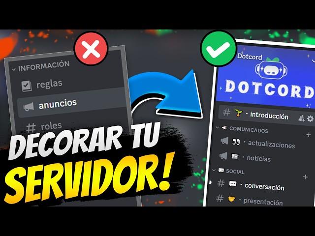  ¡Cómo DECORAR TU SERVER de DISCORD 2025! (Paso a paso)